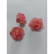 Головка розы 4,5 см цв. розовый, цена за 1 шт